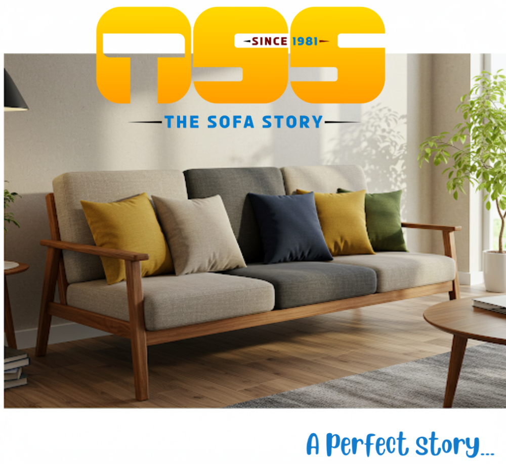 3 Seater Wooden Sofa (Multi)