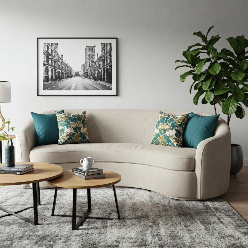 Office Sofa(Iris Cream)