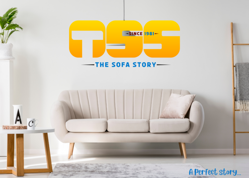 3 Seater Fabric Sofa (Pure White)