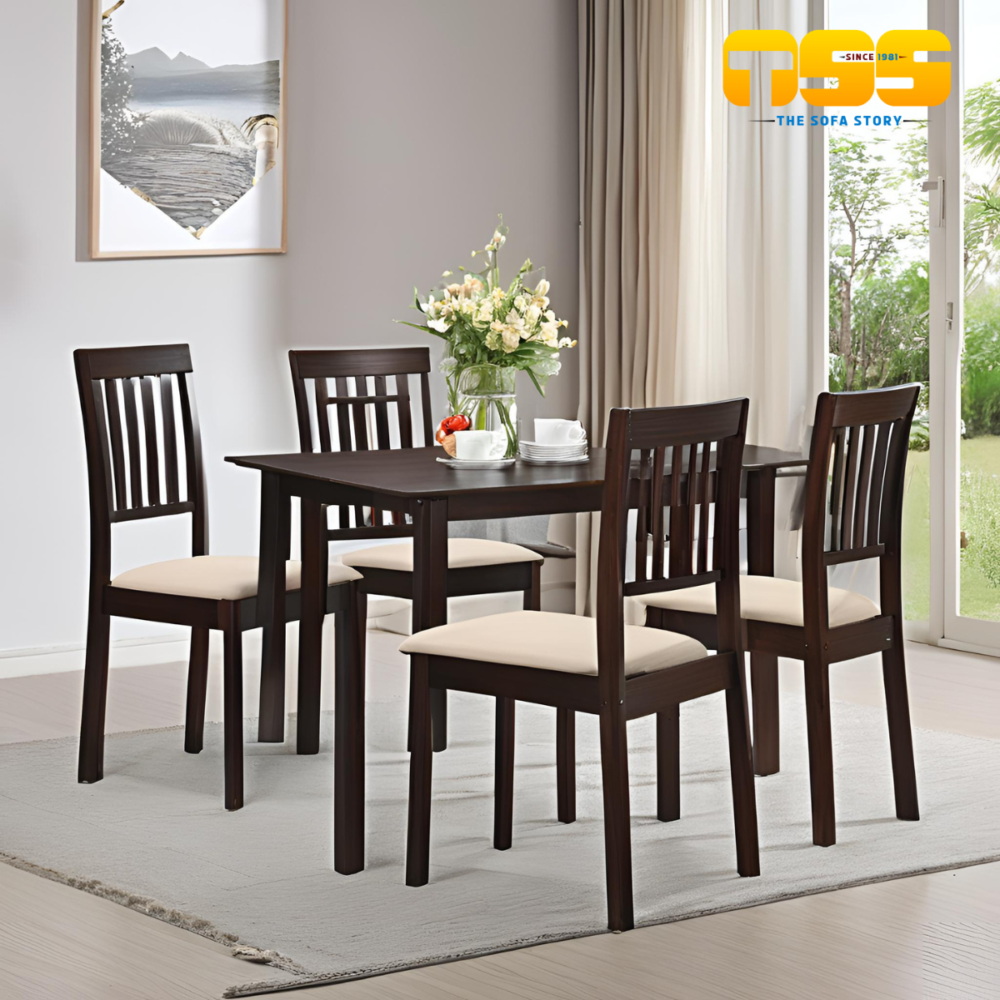 4 Seater Dining Set (Beige BW3)
