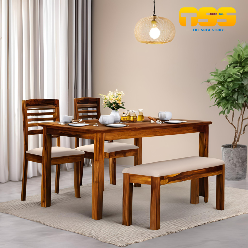 4 Seater Dining Set (Iris Cream IH8)
