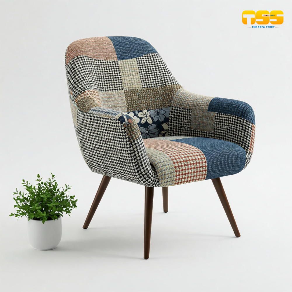 Iconic Chairs (Blue Colourblock)