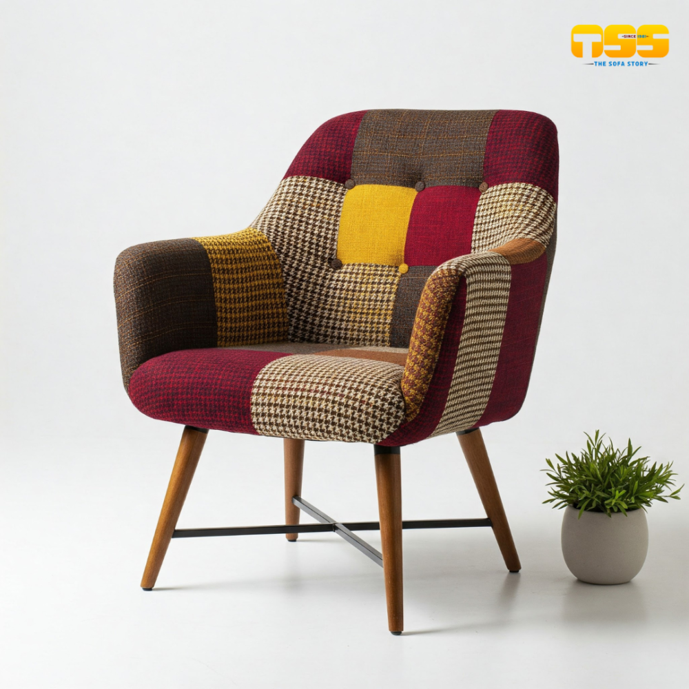 Iconic Chairs (Maroon And Brown)
