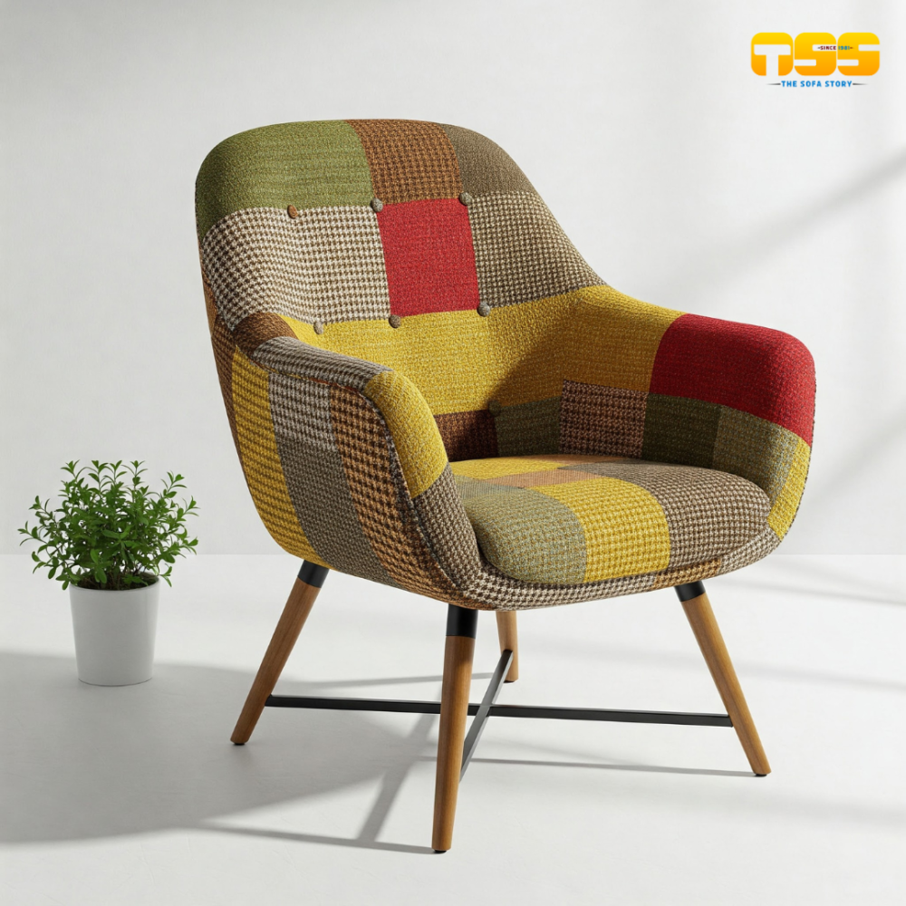 Iconic Chairs (Olive And Red)