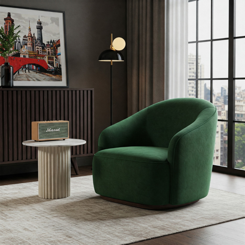 Lounge Chair (Emerald Green)