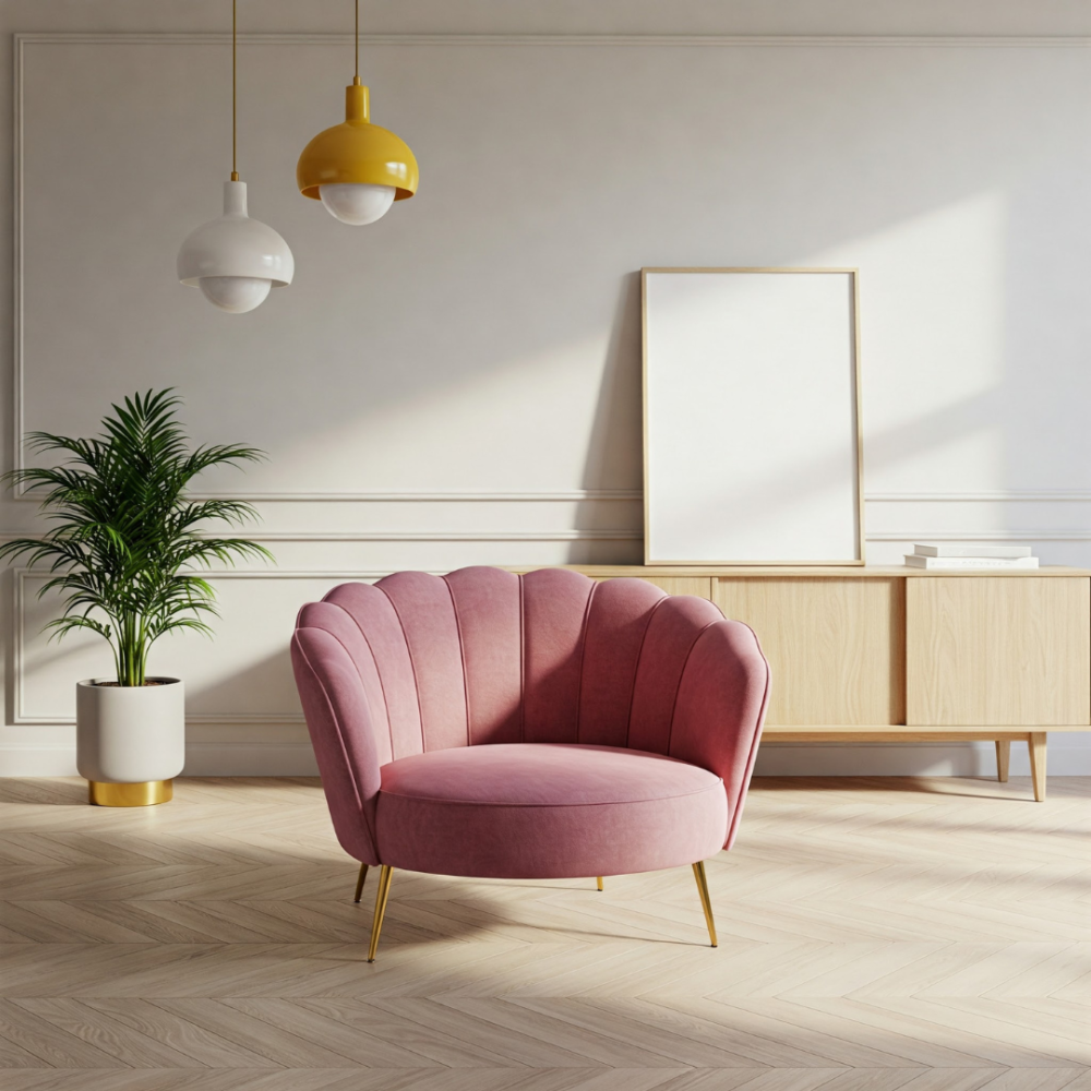 Lounge Chair (Pink)