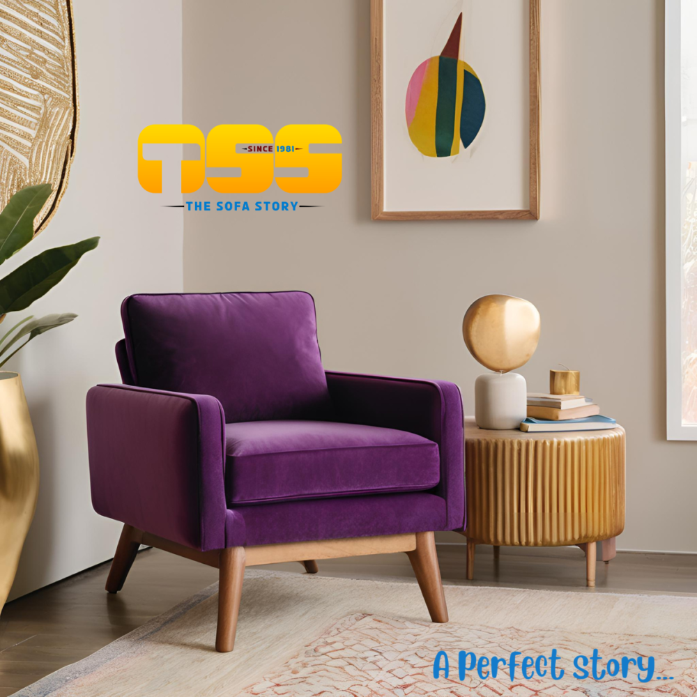 Lounge Chair (Purple)