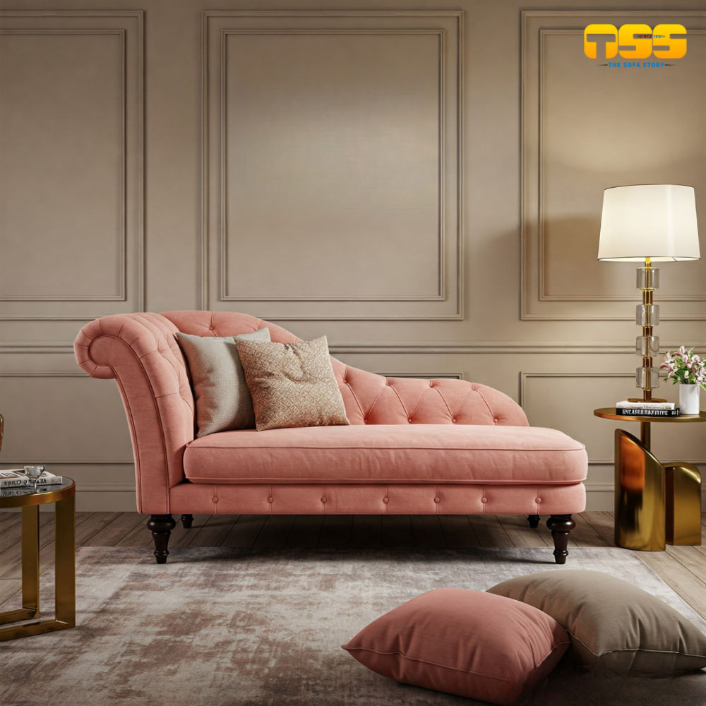 Lounge Sofa (Pink)