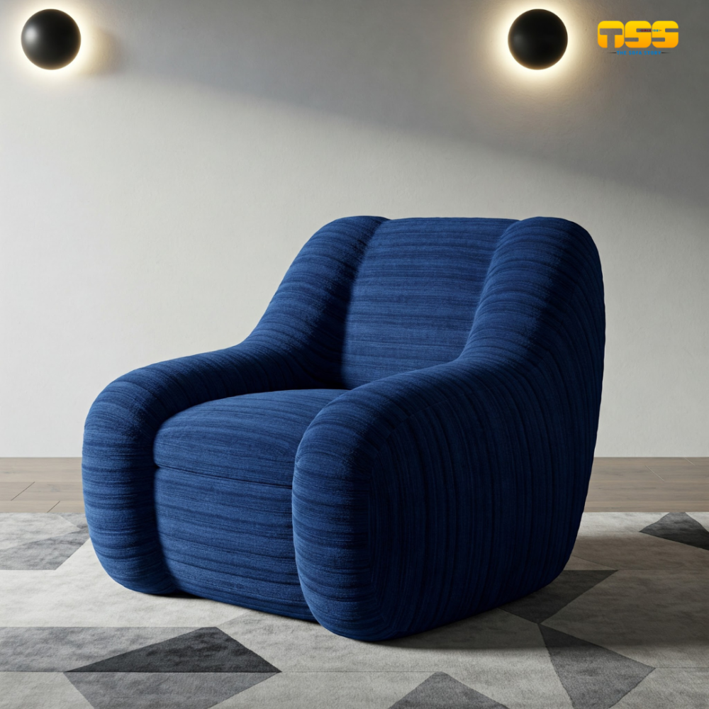 Ultra Lux Accent Chair (Blue)