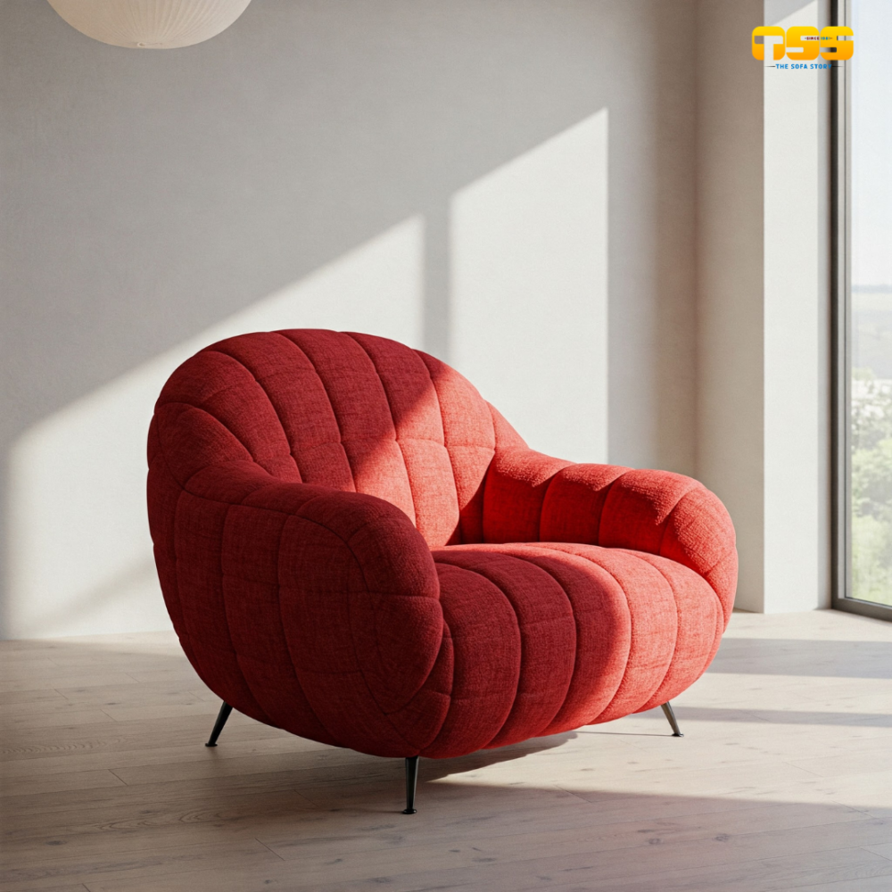 Ultra Lux Accent Chair (Red)