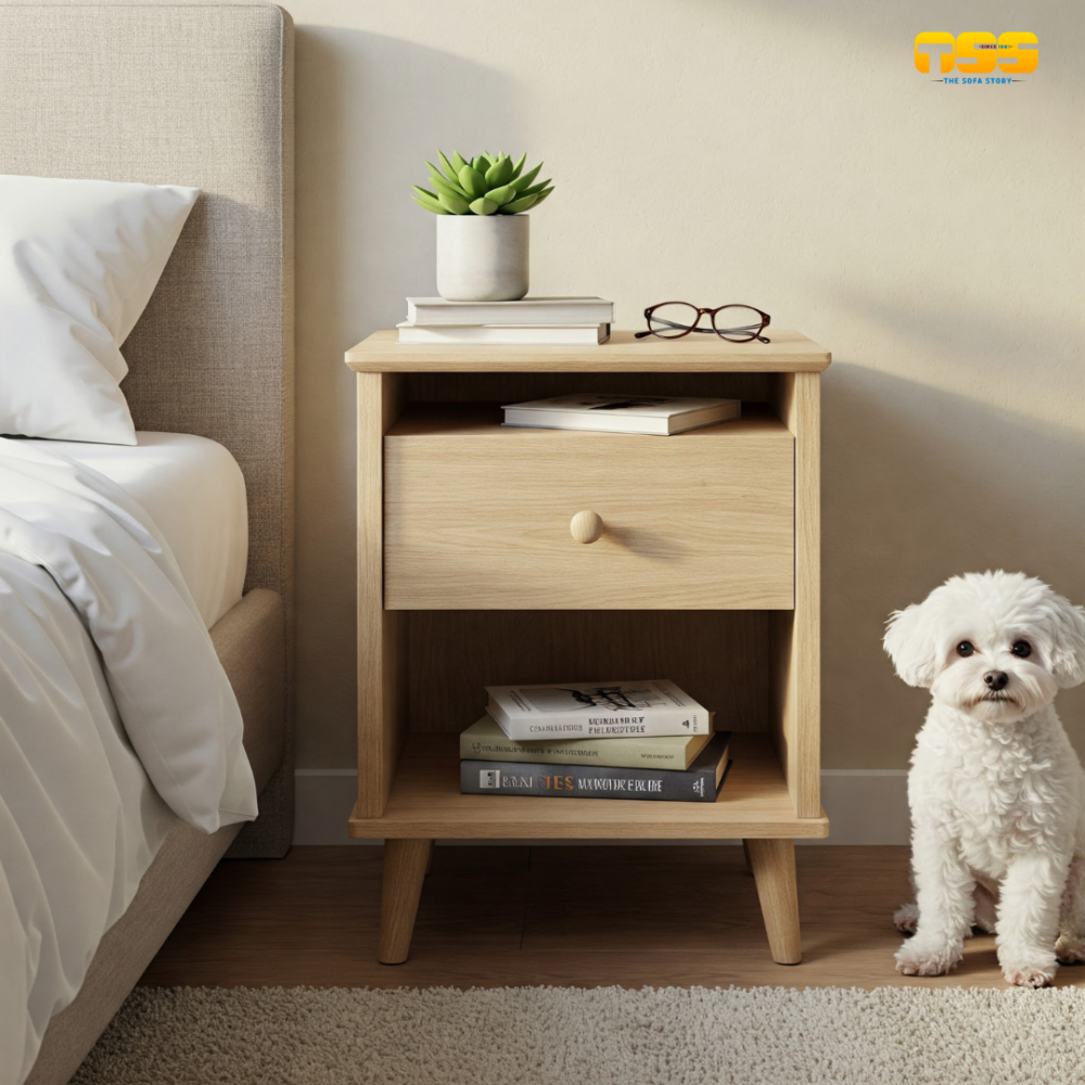 Ultra Lux Side table (Beige)