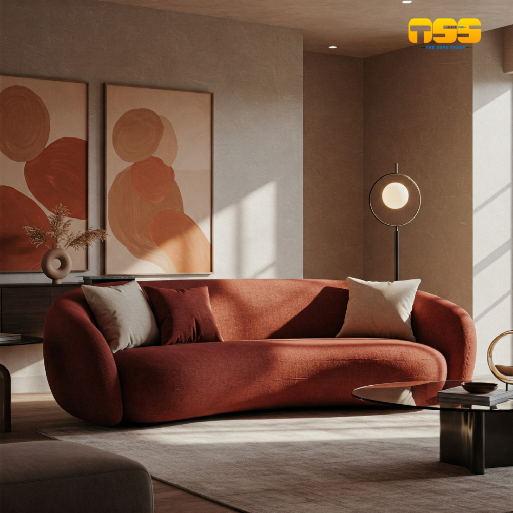 Ultra Lux Sofa (Orange)